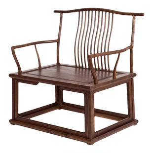 茶台专用主人椅中式实木主椅茶室泡茶椅子新中式打坐椅禅修禅椅