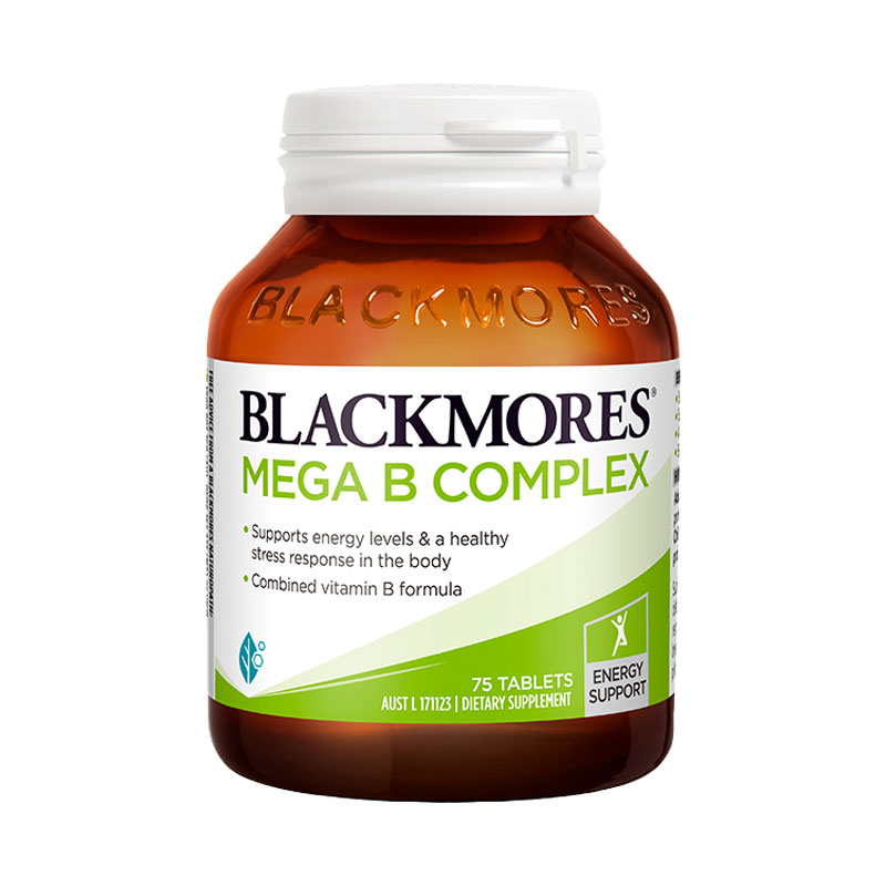 澳佳宝BLACKMORES复合B族维生素b6b12b2VB75片生物素活力