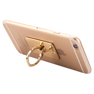 男女金属通用手机支架指环扣 水钻合金平板支架桌面粘贴式手环扣