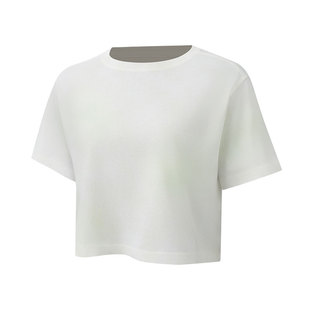All Yours 女士棉混纺短款短袖 T 恤 *Wash丨lululemon丨LW3JX9S