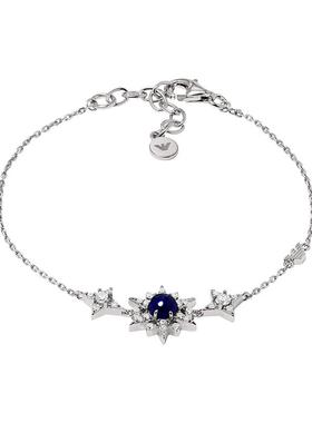 阿玛尼女925银星芒手链明星同款