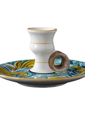 出口意大利杯碟拼接造型摆件