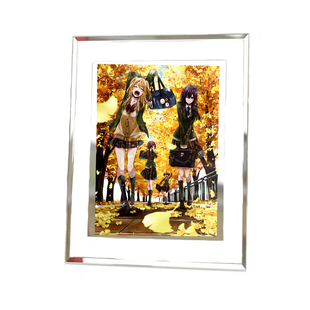 动漫citrus柑橘味香气水晶玻璃相框摆台柚子芽衣周边卧室桌面摆件