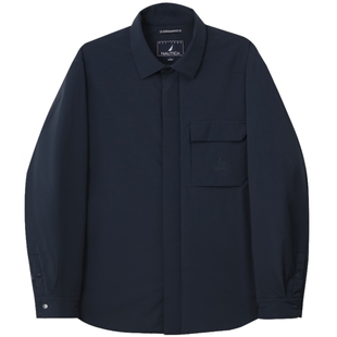 NAUTICA/诺帝卡男装冬季休闲挺括衬衫版型棉服夹克JC5315