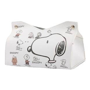 ins风卡通动漫图案可爱创意纸巾盒餐桌办公室客厅家用车载抽纸盒