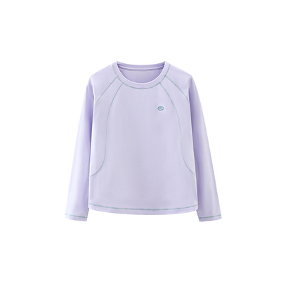 半度闲女童长袖t恤防晒上衣薄款