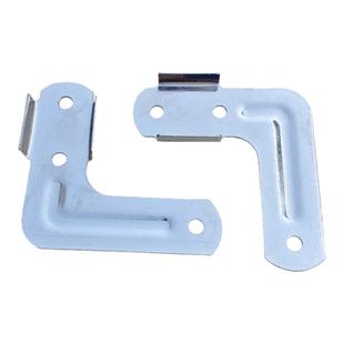 不锈钢加厚晾衣架配件折叠片 X型置地晒衣架连接件双杆晾衣杆配件