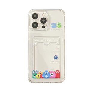 benefit可爱面包小怪兽卡包17适用于iphone16promax苹果15PRO手机壳13新款14套12简约11透明xsmax硅胶xr防摔