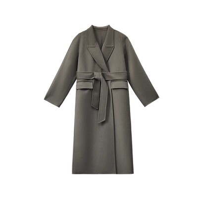 ARTCHARACTER羊毛双面呢长大衣