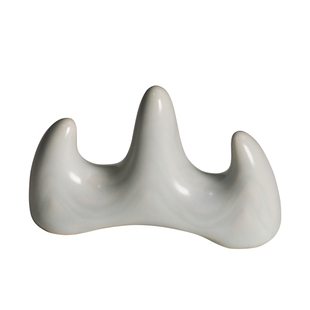 梅林笔庄龙泉陶瓷笔搁毛笔笔山笔架笔托国画文房四宝书法专用笔枕初学假山搁笔托古风创意可爱高级桌面小摆件