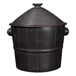 农村蒸饭木桶老式家用云南蒸米饭的甑子全手工高端蒸笼架建水紫陶