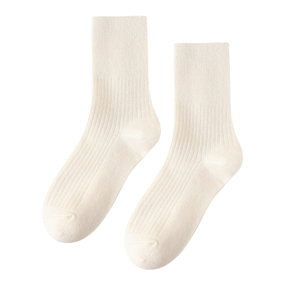 灰色暖绒袜子男士男款加厚长筒袜