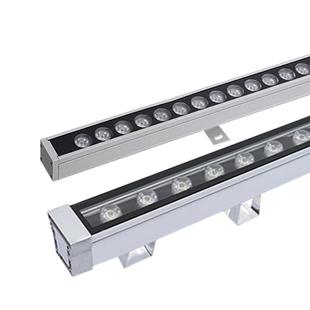 led洗墙灯户外防水室内外墙全彩dmx512外控24v七彩婚庆条形投射灯
