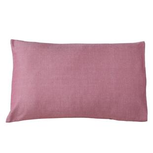 lu jin鲁锦纯棉老粗布枕套全棉加厚家用简约纯色枕头套柔软舒适