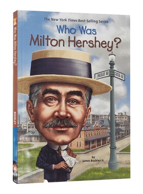 英文原版 Who Was Milton Hershey? 米尔顿·赫尔希是谁 名人传记 小学生课外英语阅读 英文版 进口英语原版书籍