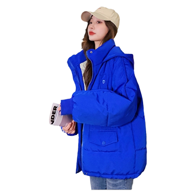 加厚短款面包服韩版宽松