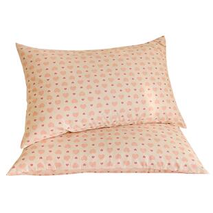 紫罗兰全棉40支13372印花单枕套纯棉一对装枕头套单个48*74cm家用