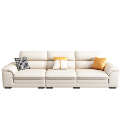 北欧猫抓布沙发客厅简约现代整装