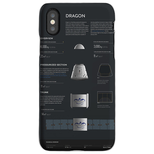 马斯克SpaceX龙飞船手机壳se17plus苹果12XSMAX13XR14适用iphone11PRO15Ultra华为安卓可定制
