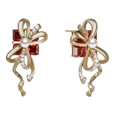 Riotlily/艾特里里甜意之旅系列耳环出游季礼物节日蝴蝶结女款