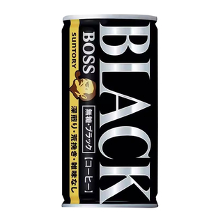 日本进口三得利 BOSS 即饮咖啡饮料185g黑咖啡便携DIY冷萃咖啡液