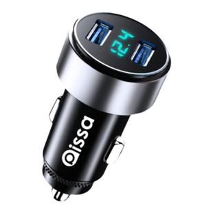 车载充电器手机超级快充头点烟器一拖二转换插头车充插座汽车接口