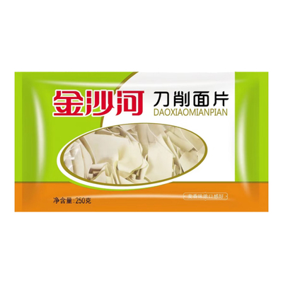 金沙河刀削面片250g袋装早餐速食