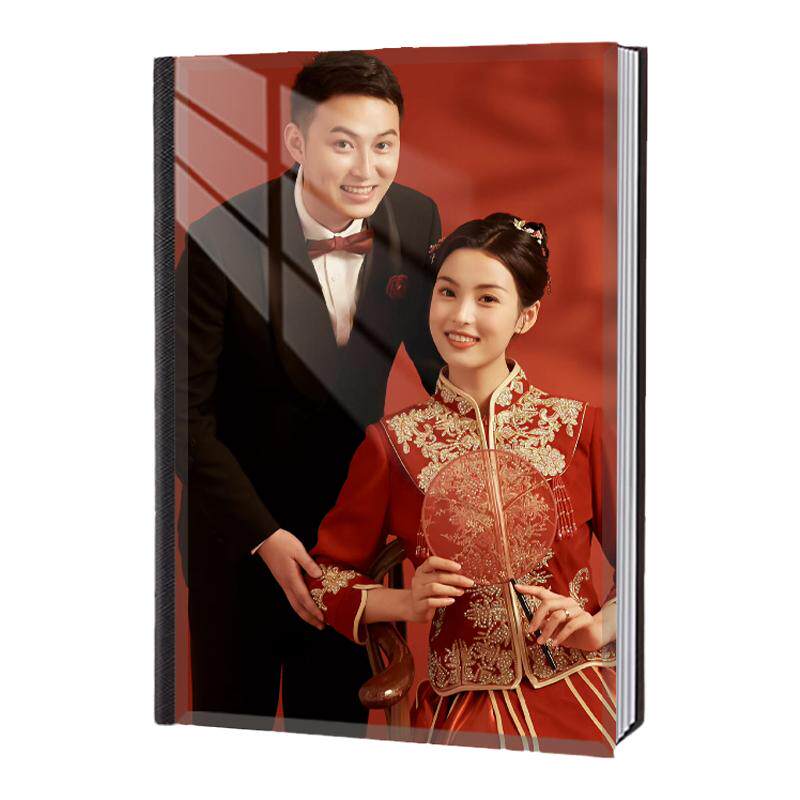 高端水晶相册定制婚纱照婚庆订婚