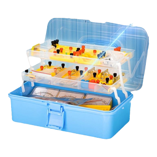 得力初中物理实验器材全套电路标准教学仪器盒套装科学初三电学电路电磁学工具箱光学力学初中生九年级中学