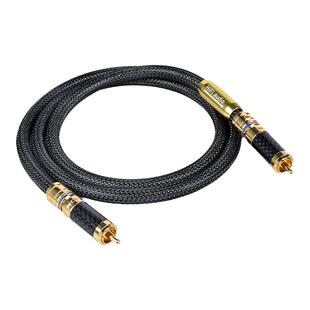 发烧级QED银合金电视接功放数字同轴有源低音炮RCA莲花信号线