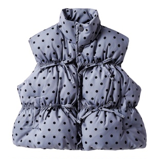 史努比正品童装儿童外穿马甲女童羽绒棉背心女孩修身马夹秋冬新品