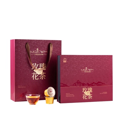 书信盒玫瑰花茶礼盒装20g