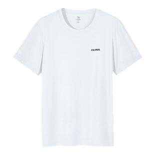 骆驼运动T恤女2026春夏新款宽松透气吸汗短袖瑜伽跑步速干上衣女