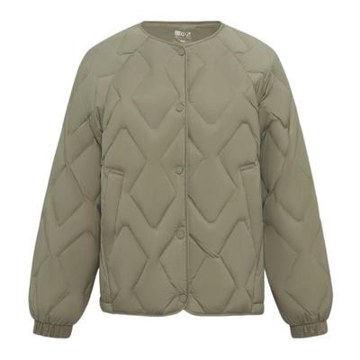 菱形格羽绒服雪中飞时尚百搭内恤