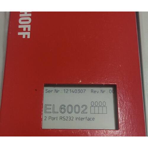 议价倍福EL6002 全新现货