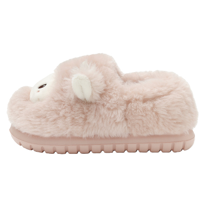 甜美绵绵羊室内居家棉拖鞋女款冬