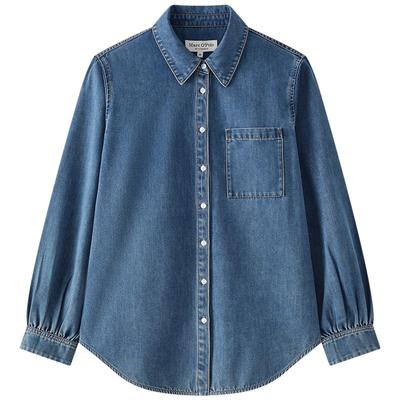 Marc O'Polo/MOP2025冬季新款基本牛仔衬衫女