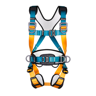 坎乐五点式双挂钩安全带高空作业建筑工地施工防坠落国标安全绳带