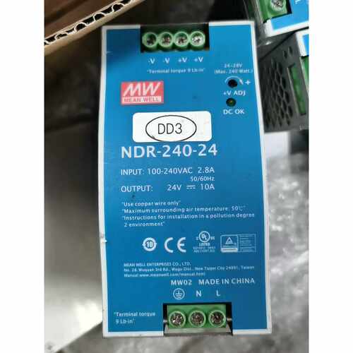 询价-NDR24024明纬开关电源220V转24V直流变10A