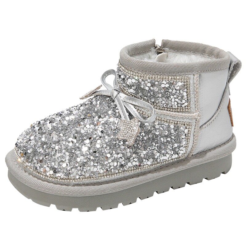 FVM女童雪地靴儿童保暖