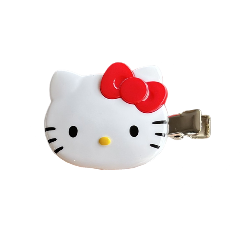 日系可爱hellokitty鸭嘴夹女侧边刘海无痕夹子甜美凯蒂猫正品发饰