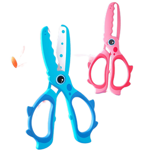 晨光文具小恐龙剪刀儿童学生卡通剪刀省力不伤手幼儿园用手工剪纸DIY美工硬质塑料简约便携式多功能剪子