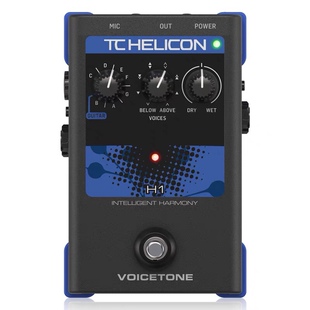 官方正品TC-Helicon VoiceTone C1电音autotune混响H1和声效果器