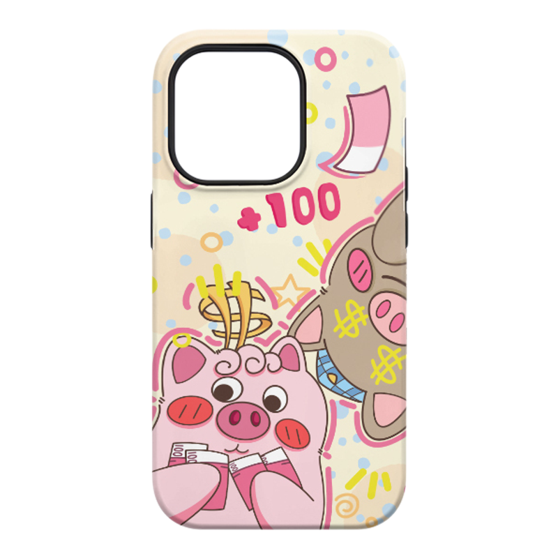發财猪猪~适用于iPhone17promax苹果15小米14华为mate60nova12p50e荣耀90vivo100菲