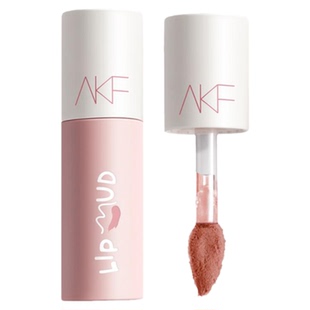 AKF唇泥口红m07雾面哑光不沾杯素颜唇釉m15豆沙色小众平价学生女