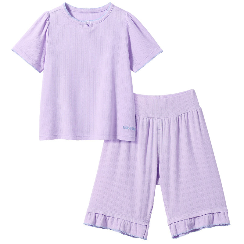 贝肽斯优可丝夏季家居服套装薄款