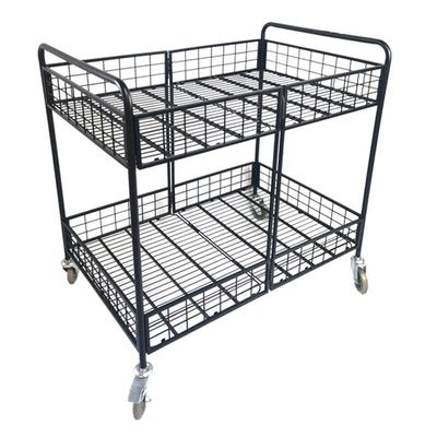 摆货架子力何加厚折叠摆摊小推车