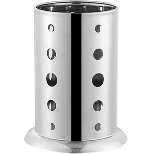 筷筒不锈钢筷子筒筷子篓沥水筷子笼签子桶竹签筒收纳筒大容量镂空