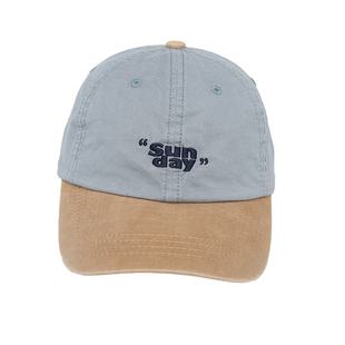 CHASELUCK 美式撞色鸭舌帽时髦刺绣复古运动帽子软顶棒球帽男女潮