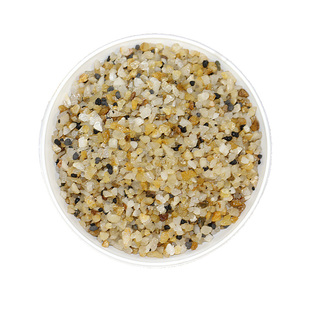 鱼缸底砂造景玻璃化妆沙净水石英溪流原生白染色沙雨林玛瑙水晶石